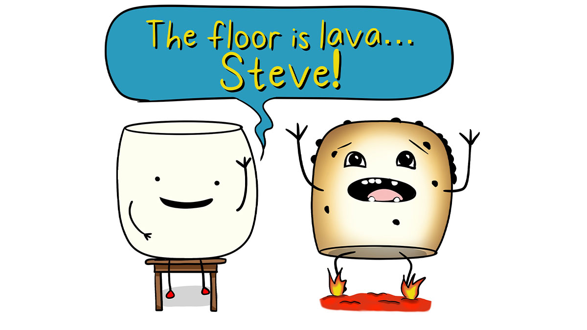 My 10 One-Panel Comics Featuring Two Marshmallows