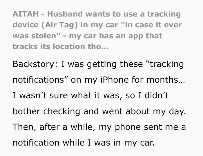 Wife Realizes Husband Doesn't Trust Her After Finding A Surprise In Her Car Wife Realizes Husband Doesn't Trust Her After Finding A Surprise In Her Car