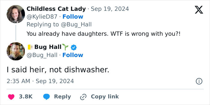 Former Child Star Announces Birth Of "Heir" Son And Refers To Wife And Daughters As "Dishwashers" Former Child Star Announces Birth Of "Heir" Son And Refers To Wife And Daughters As "Dishwashers"