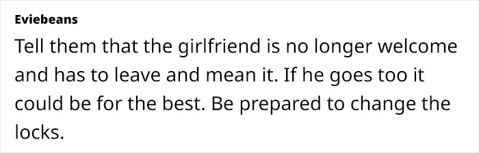 Woman Hates Son’s GF Who Moved In With Them, Asks The Internet For Advice On How To Kick Her Out Woman Hates Son’s GF Who Moved In With Them, Asks The Internet For Advice On How To Kick Her Out