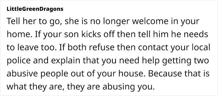 Woman Hates Son’s GF Who Moved In With Them, Asks The Internet For Advice On How To Kick Her Out Woman Hates Son’s GF Who Moved In With Them, Asks The Internet For Advice On How To Kick Her Out