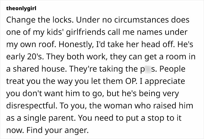 Woman Hates Son’s GF Who Moved In With Them, Asks The Internet For Advice On How To Kick Her Out Woman Hates Son’s GF Who Moved In With Them, Asks The Internet For Advice On How To Kick Her Out