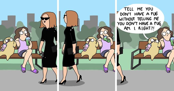Adorable And Funny Comics About An Artist And Her Life With A Cute Pug (28 New Pics)