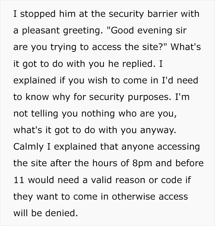 Rude Guy Thinks He Can Ignore Security, Regrets It After Wasting 5.5 Hours Instead Of 30 Seconds Rude Guy Thinks He Can Ignore Security, Regrets It After Wasting 5.5 Hours Instead Of 30 Seconds