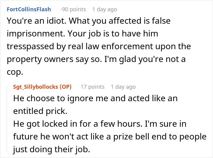 Rude Guy Thinks He Can Ignore Security, Regrets It After Wasting 5.5 Hours Instead Of 30 Seconds Rude Guy Thinks He Can Ignore Security, Regrets It After Wasting 5.5 Hours Instead Of 30 Seconds