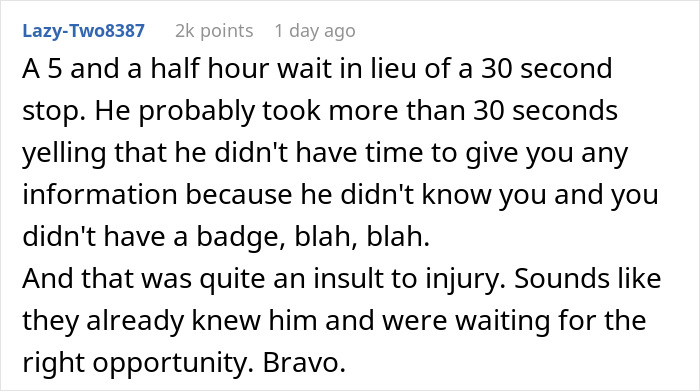 Rude Guy Thinks He Can Ignore Security, Regrets It After Wasting 5.5 Hours Instead Of 30 Seconds Rude Guy Thinks He Can Ignore Security, Regrets It After Wasting 5.5 Hours Instead Of 30 Seconds