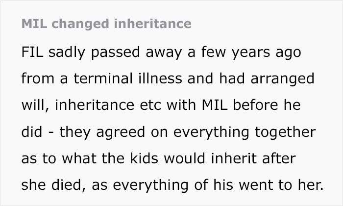 MIL Falls Out With Favorite Child, Changes Will To See That They Get The Least Of All 5 Kids MIL Falls Out With Favorite Child, Changes Will To See That They Get The Least Of All 5 Kids