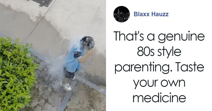 Netizens Praise Mom For Pouring Water On Son After His Pranks On Classmates Go Too Far