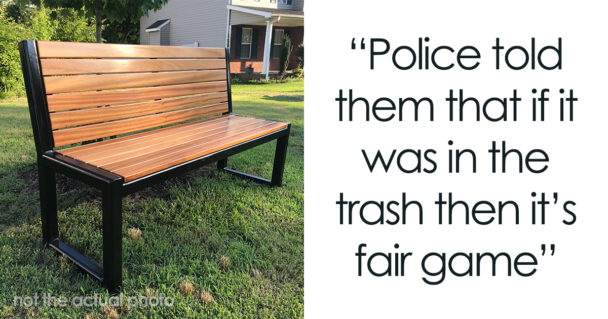 Neighbor Puts Bench In Trash, Regrets It After Seeing Woman’s Amazing