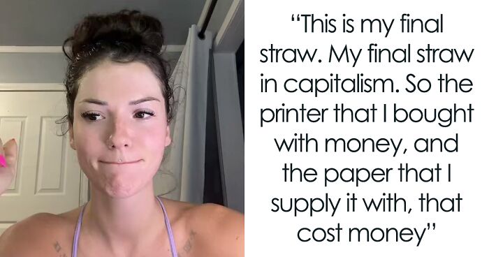 Woman Mad Because Of Inability To Use Printer Unless She Pays A Monthly Subscription