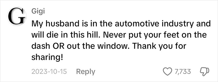 Woman Ignores Warning To Not Put Her Feet On The Car Dash, Gets Severely Injured During Car Crash Woman Ignores Warning To Not Put Her Feet On The Car Dash, Gets Severely Injured During Car Crash