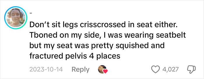 Woman Ignores Warning To Not Put Her Feet On The Car Dash, Gets Severely Injured During Car Crash Woman Ignores Warning To Not Put Her Feet On The Car Dash, Gets Severely Injured During Car Crash