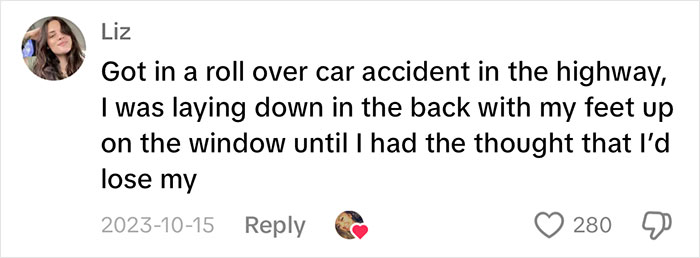 Woman Ignores Warning To Not Put Her Feet On The Car Dash, Gets Severely Injured During Car Crash Woman Ignores Warning To Not Put Her Feet On The Car Dash, Gets Severely Injured During Car Crash