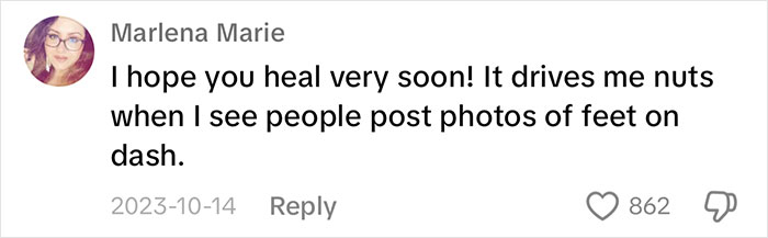 Woman Ignores Warning To Not Put Her Feet On The Car Dash, Gets Severely Injured During Car Crash Woman Ignores Warning To Not Put Her Feet On The Car Dash, Gets Severely Injured During Car Crash