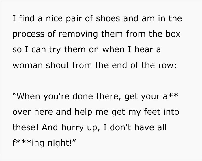 “I Don’t Work Here, Lady”: Karen Wrongly Assumes Customer Is An Employee, Physically Hurts Her “I Don’t Work Here, Lady”: Karen Wrongly Assumes Customer Is An Employee, Physically Hurts Her