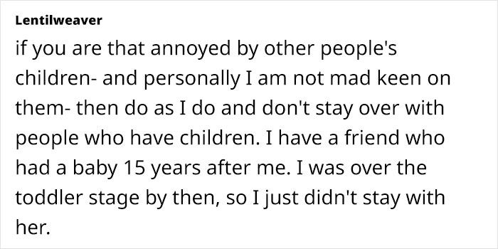 Woman Is Disappointed As Friend Stays Over For 3 Nights And Complains About Her Kid Being Annoying Woman Is Disappointed As Friend Stays Over For 3 Nights And Complains About Her Kid Being Annoying