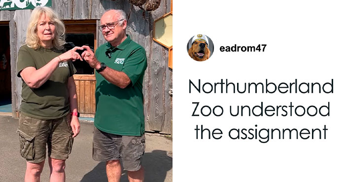 Boomer Couple’s “Gen Z Style” Tour Of Zoo Goes Viral, People Call It “Marketing Genius”