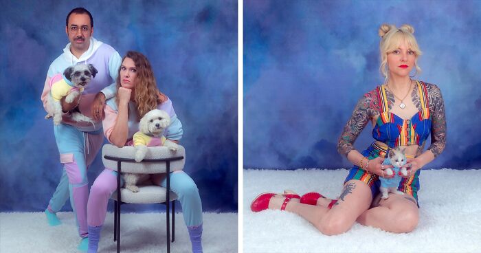 This Photographer Captured 30 Silly And Quirky Portraits Of Pets And Their Owners Once Again