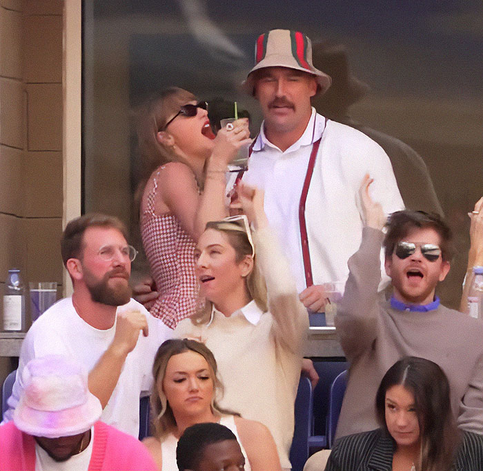 Taylor Swift And NFL Boyfriend Travis Kelce Filmed At US Open, Video Goes Viral And Sparks Anger Taylor Swift And NFL Boyfriend Travis Kelce Filmed At US Open, Video Goes Viral And Sparks Anger