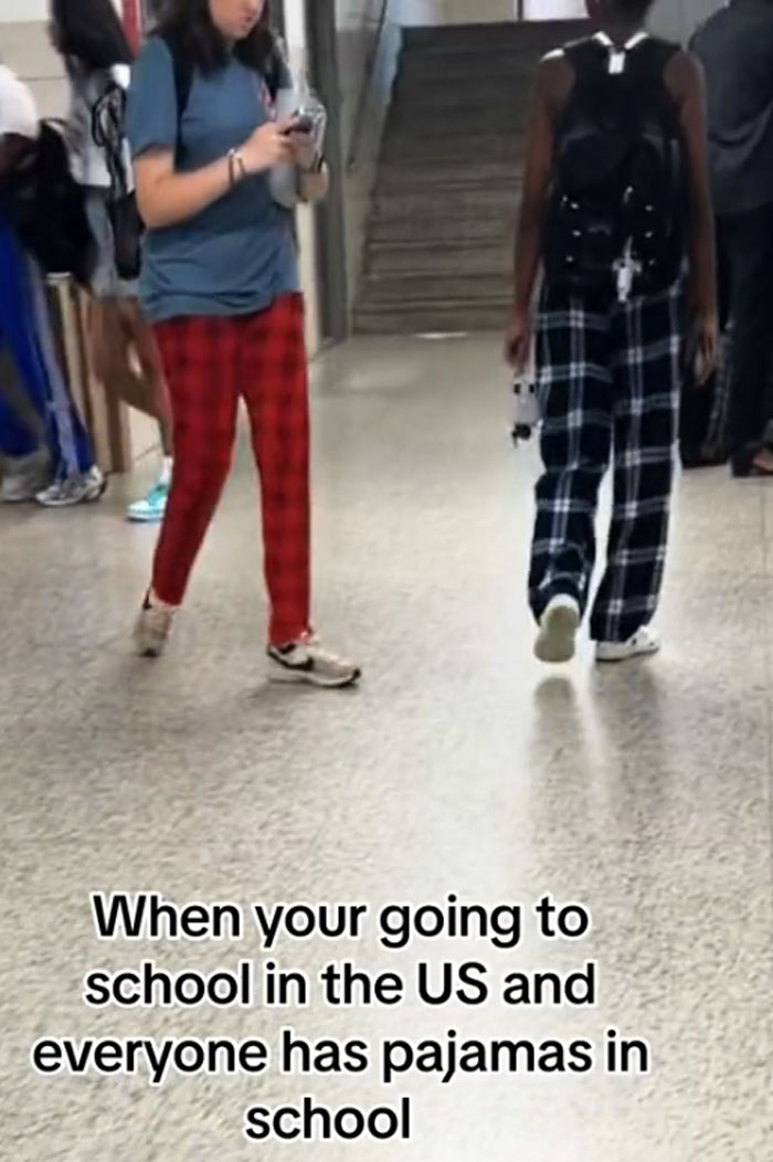 Non-Americans Are Shocked At The Cultural Difference Of What Students Wear To School In The US Non-Americans Are Shocked At The Cultural Difference Of What Students Wear To School In The US