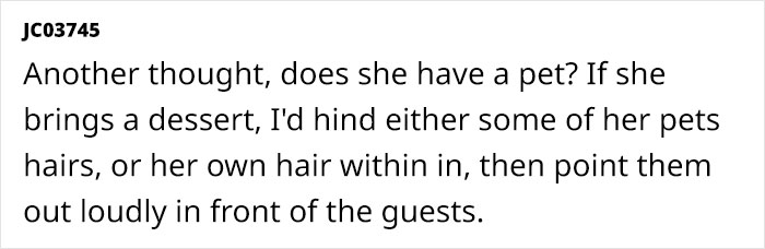 MIL Keeps Bringing Her Awful Food To DIL’s Parties Unasked, DIL Decides To Outdo Her MIL Keeps Bringing Her Awful Food To DIL’s Parties Unasked, DIL Decides To Outdo Her