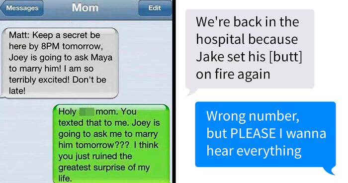 45 Hilariously Chaotic “Wrong Number” Texts (New Pics)