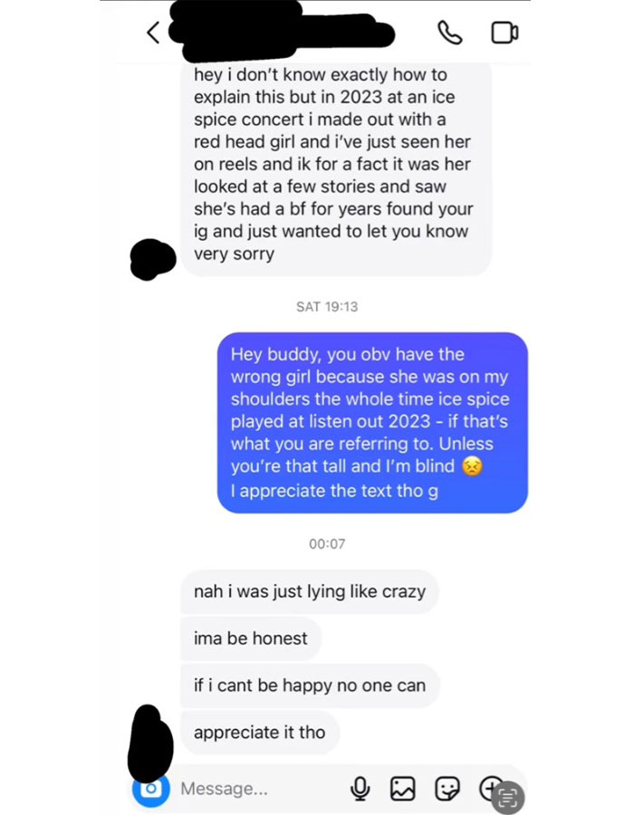 Man’s Attempt To Ruin Relationship Brutally Backfires As He Sends ‘Hey Girl’ Text To Boyfriend Man’s Attempt To Ruin Relationship Brutally Backfires As He Sends ‘Hey Girl’ Text To Boyfriend