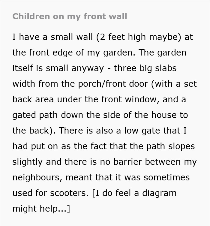 “I’m A Karen”: Woman Taunted By Kids Taking Up Space On Her Wall Wonders How To Solve The Issue “I’m A Karen”: Woman Taunted By Kids Taking Up Space On Her Wall Wonders How To Solve The Issue