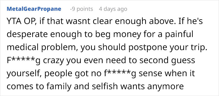 Man Demands Sister Cancel Her Trip To Pay $10k For His Surgery, Internet Gets Suspicious Man Demands Sister Cancel Her Trip To Pay $10k For His Surgery, Internet Gets Suspicious