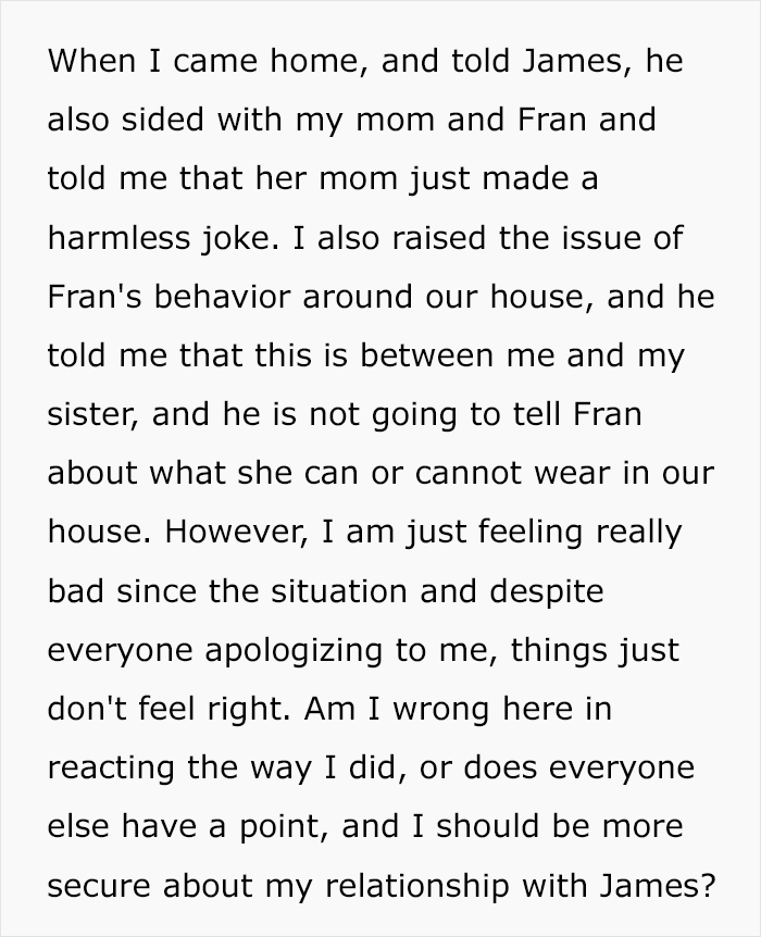 Woman Gets Upset Over Mom’s “Harmless Joke” About Her Marriage, Husband Doesn’t Take Her Side Woman Gets Upset Over Mom’s “Harmless Joke” About Her Marriage, Husband Doesn’t Take Her Side
