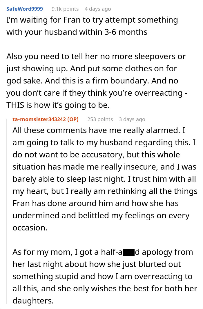 Woman Gets Upset Over Mom’s “Harmless Joke” About Her Marriage, Husband Doesn’t Take Her Side Woman Gets Upset Over Mom’s “Harmless Joke” About Her Marriage, Husband Doesn’t Take Her Side