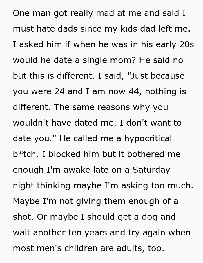 Woman Refuses To Go Through Raising Kids Again, Single Dads On Dating App Get Defensive Woman Refuses To Go Through Raising Kids Again, Single Dads On Dating App Get Defensive