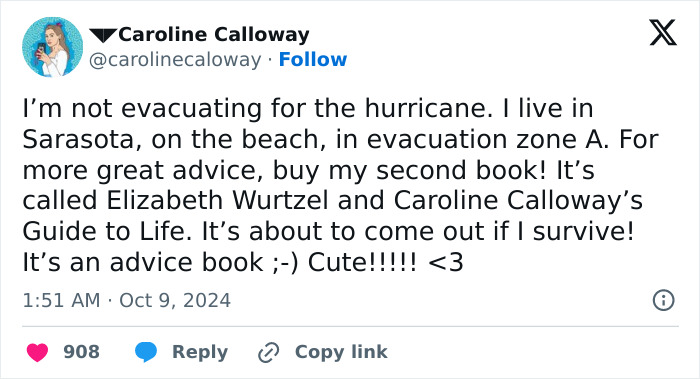 "World’s Worst Influencer" Accused Of Faking Her Hurricane Milton Survival Story For Attention "World’s Worst Influencer" Accused Of Faking Her Hurricane Milton Survival Story For Attention