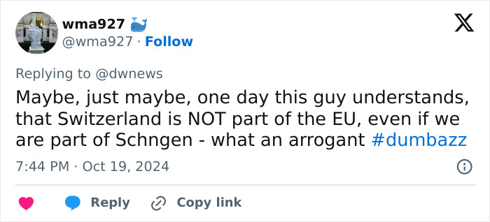 “No Room For This Man”: Far-Right Extremist’s Swiss Deportation Met With Public Satisfaction “No Room For This Man”: Far-Right Extremist’s Swiss Deportation Met With Public Satisfaction