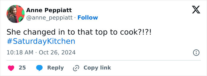 Guest's “Inappropriate” Outfit On Cooking Show Leaves Viewers Outraged: "It Keeps Slipping" Guest's “Inappropriate” Outfit On Cooking Show Leaves Viewers Outraged: "It Keeps Slipping"