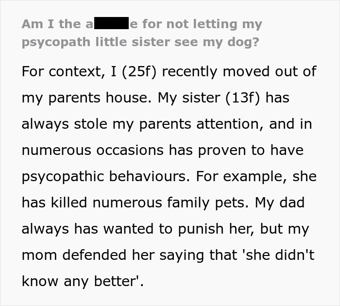 Woman Refuses To Let Her Little Sister Anywhere Near Her Puppy, Has To Call The Police Woman Refuses To Let Her Little Sister Anywhere Near Her Puppy, Has To Call The Police