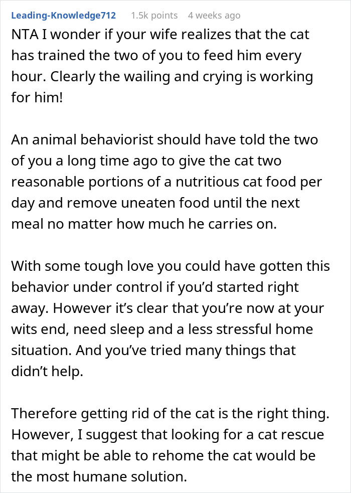 Man Loses Patience Over Wife’s “Frustratingly Annoying” Cat, Gives Her An Ultimatum Man Loses Patience Over Wife’s “Frustratingly Annoying” Cat, Gives Her An Ultimatum