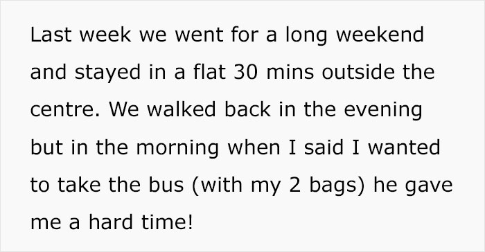 Woman Livid As Her Walking-Obsessed Partner Doesn't Let Her Take Bus, She Finally Snaps Woman Livid As Her Walking-Obsessed Partner Doesn't Let Her Take Bus, She Finally Snaps