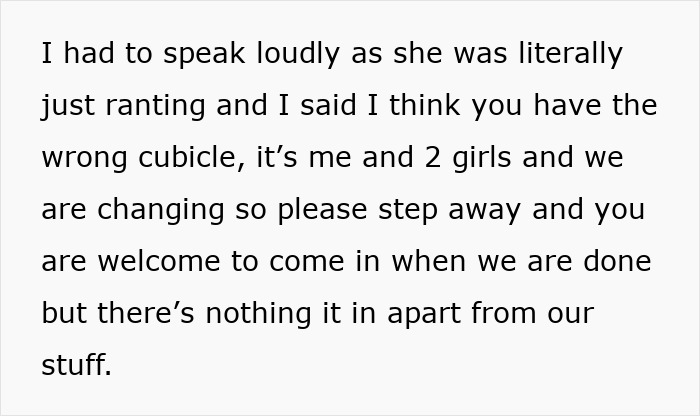 Creepy Lady Tries Entering Changing Room With Mom And Girls, Calls Mom Racist For Stopping Her Creepy Lady Tries Entering Changing Room With Mom And Girls, Calls Mom Racist For Stopping Her