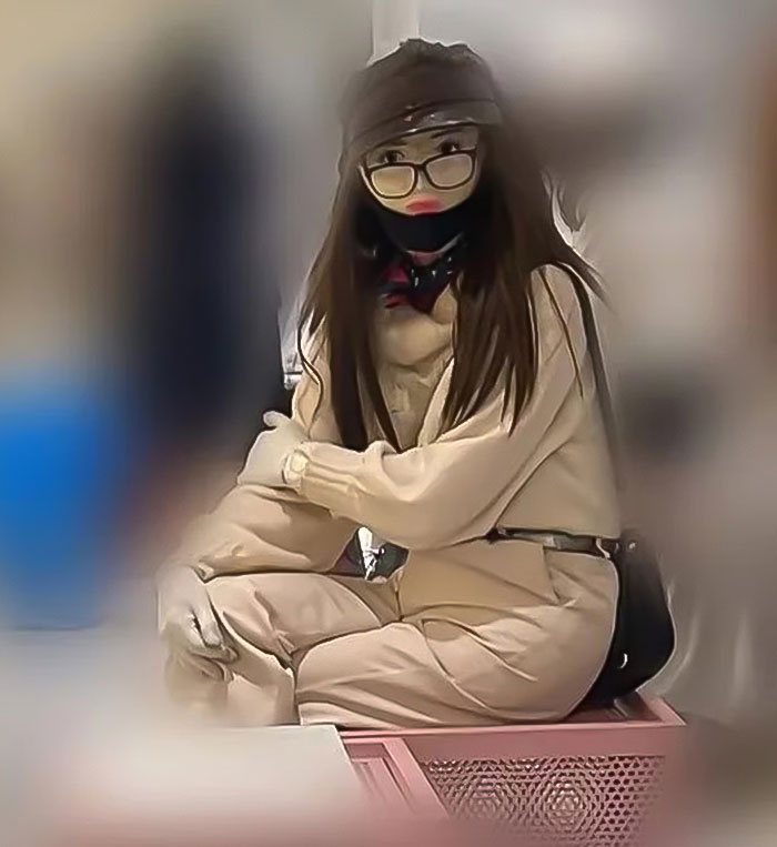 "That's So Scary": Women Terrified By “Tight Men” Dressed In Female Bodysuits, Taking Their Photos "That's So Scary": Women Terrified By “Tight Men” Dressed In Female Bodysuits, Taking Their Photos