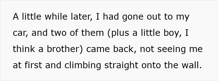 “I’m A Karen”: Woman Taunted By Kids Taking Up Space On Her Wall Wonders How To Solve The Issue “I’m A Karen”: Woman Taunted By Kids Taking Up Space On Her Wall Wonders How To Solve The Issue