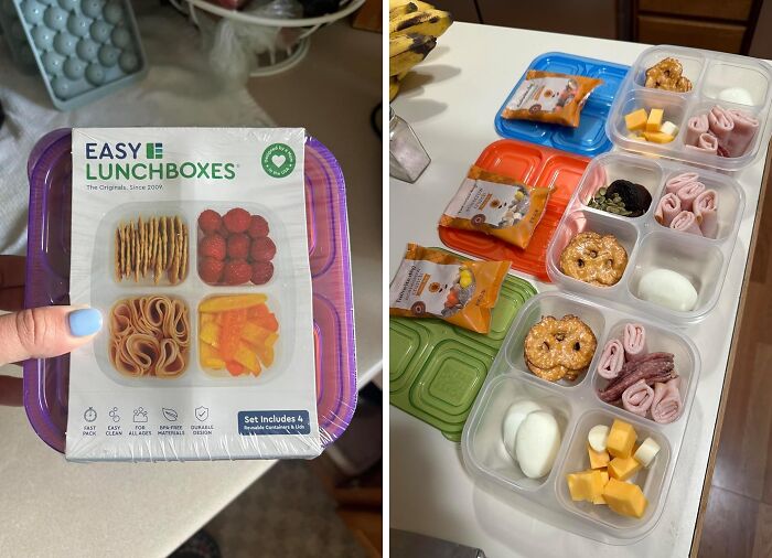 Pack A Pint-Sized Punch Of Fun And Healthy Snacks For The Mini-Me's With The Bento Lunch Boxes - Because A Hangry Kid Is A Recipe For Disaster, And These Adorable Boxes Are The Perfect Solution