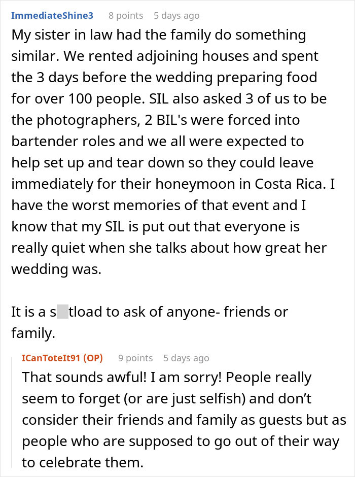 “Hell No”: Woman Shames Friend’s Ridiculous Wedding Expectations That Made Her Opt Out “Hell No”: Woman Shames Friend’s Ridiculous Wedding Expectations That Made Her Opt Out