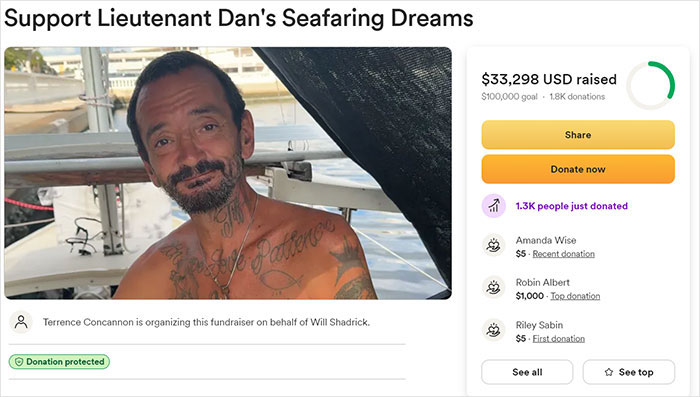 Viral Lieutenant Dan Stays On His Boat During Hurricane Milton: “Safest Place In The World” Viral Lieutenant Dan Stays On His Boat During Hurricane Milton: “Safest Place In The World”