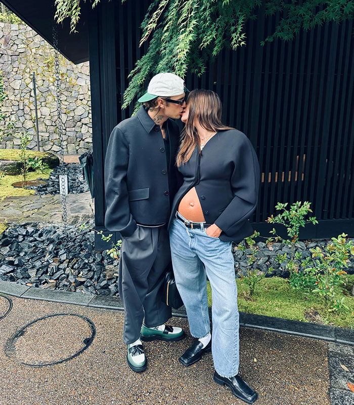 Hailey Bieber Bares Postpartum Stomach 2 Months After Welcoming Baby Boy Hailey Bieber Bares Postpartum Stomach 2 Months After Welcoming Baby Boy