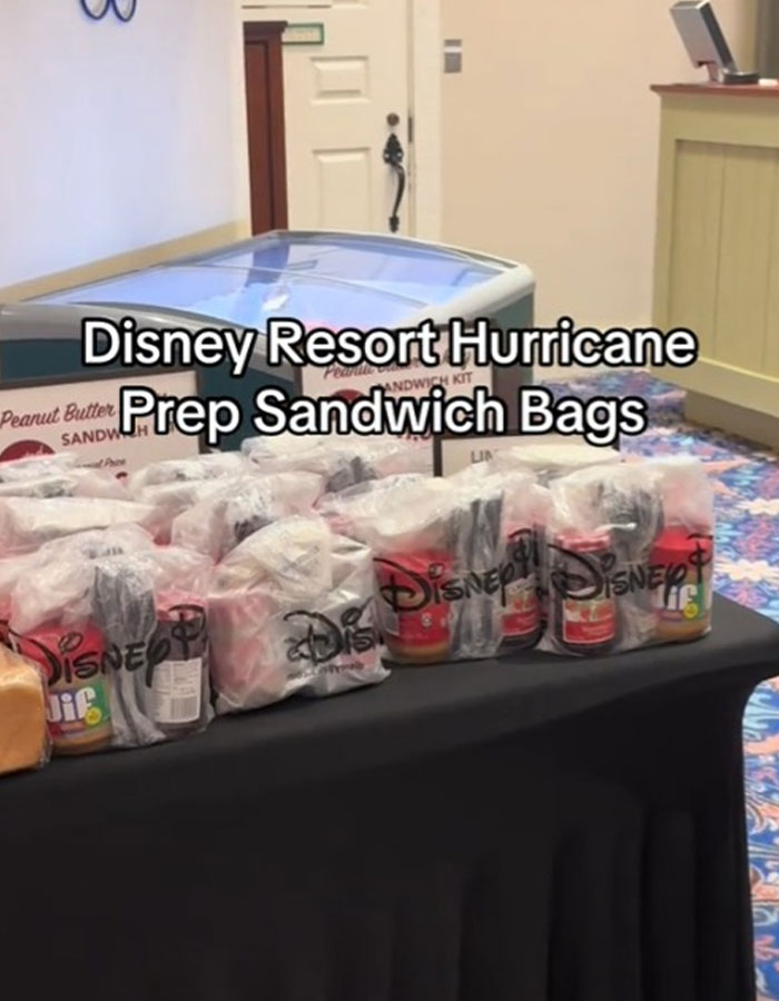 Guests Stuck In Disney Resort During Hurricane Milton Charged $10 For “Prep Sandwich Bags” Guests Stuck In Disney Resort During Hurricane Milton Charged $10 For “Prep Sandwich Bags”