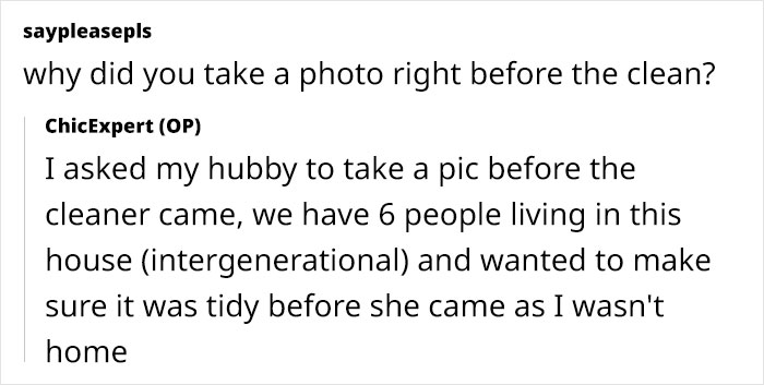 Cleaning Company Calls Woman's House Disgusting, She Feels It's Unwarranted But Netizens Disagree Cleaning Company Calls Woman's House Disgusting, She Feels It's Unwarranted But Netizens Disagree