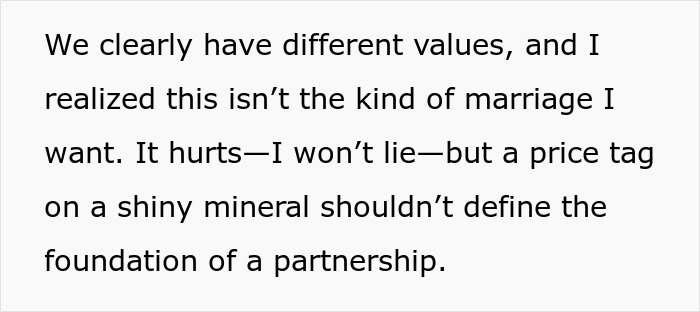 Man Realizes His Values Don’t Match His Fiancée’s After Proposing, Ends Everything Man Realizes His Values Don’t Match His Fiancée’s After Proposing, Ends Everything