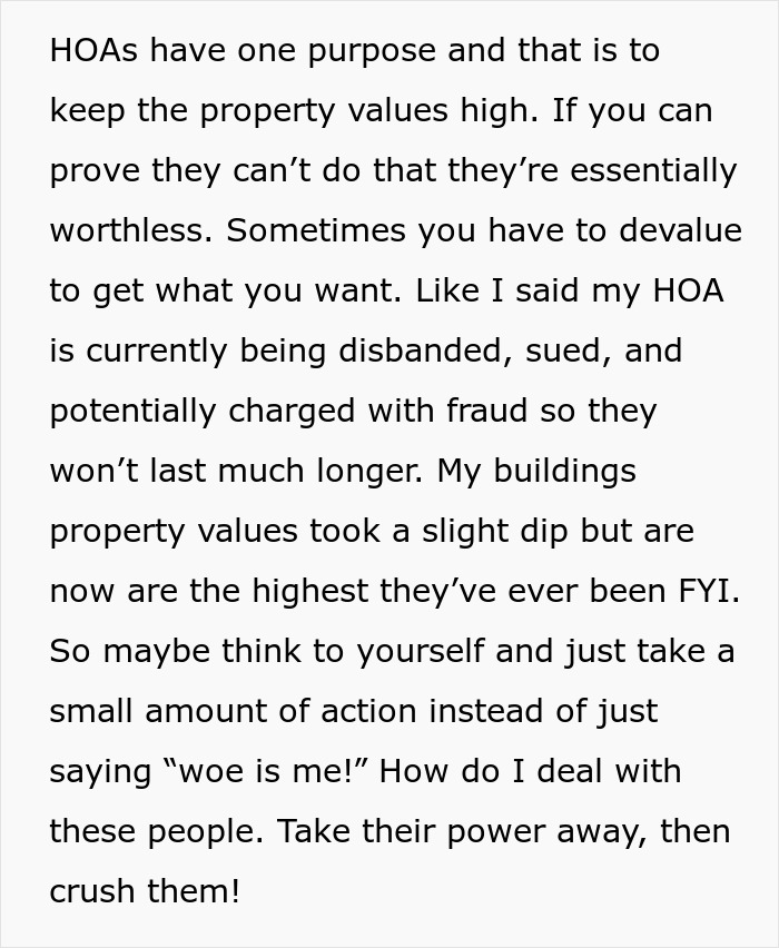 HOA Fine Guy $1,500 For A Piece Of Wood, His Revenge Makes Them Spend Way More HOA Fine Guy $1,500 For A Piece Of Wood, His Revenge Makes Them Spend Way More