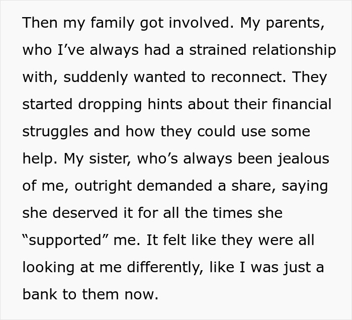 Family And Boyfriend Start Demanding And Spending Woman's Lottery Winnings, She Cuts Them Off Family And Boyfriend Start Demanding And Spending Woman's Lottery Winnings, She Cuts Them Off